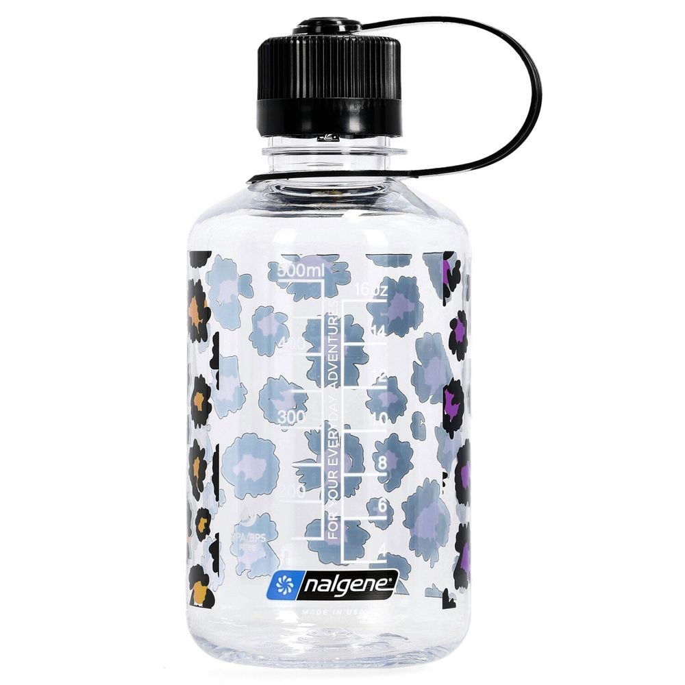 Narrow Mouth 500 ml, Clear Rainbow Cheetah