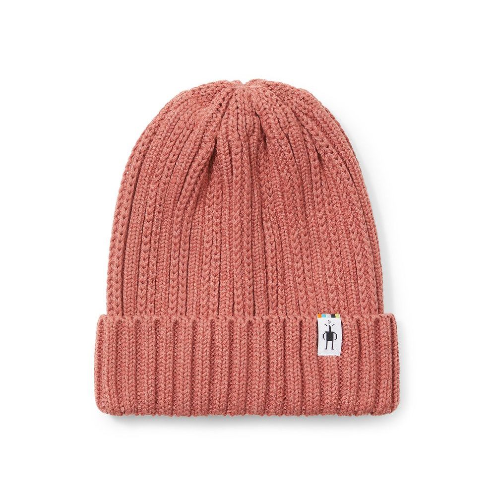 RIB HAT, dusty cedar heather