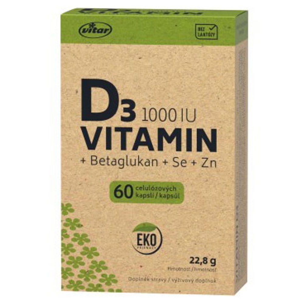 EKO Vitamin D3 1000 IU, 60 tablet