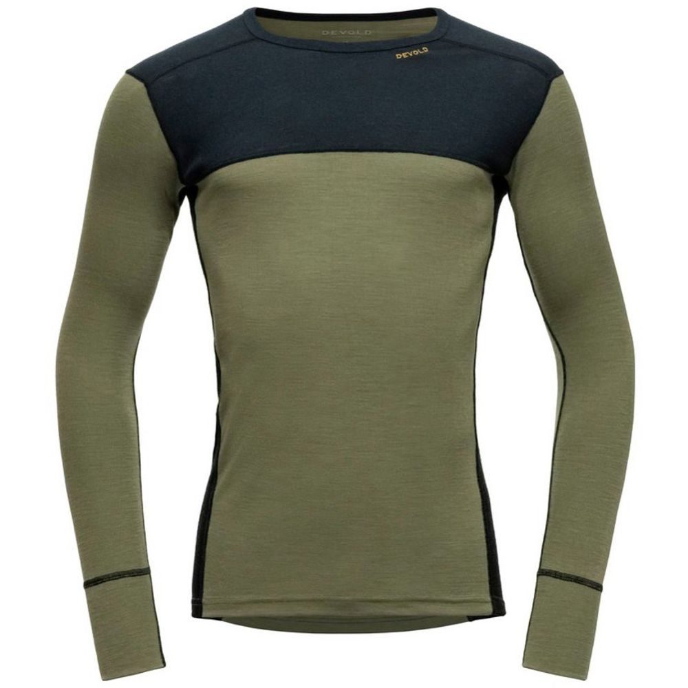 Lauparen Merino 190 Shirt Man, Ink/Lichen/Black