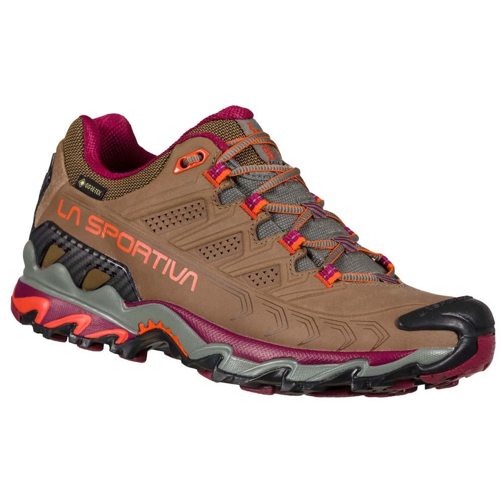 Ultra Raptor II Leather Wide Woman GTX, Taupe/Red Plum