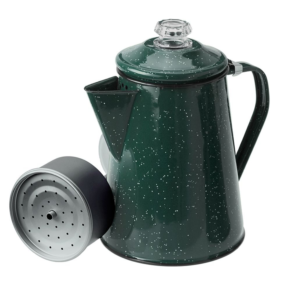 8 CUP PERCOLATOR- GREEN