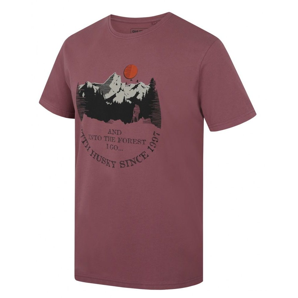 Tee Moon M dark bordo