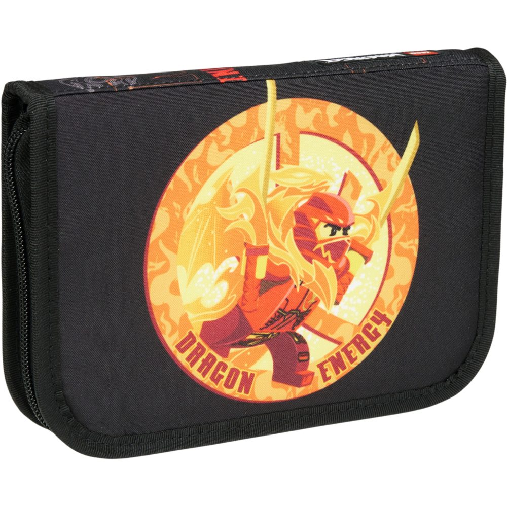 Ninjago Dragon Energy - penál s náplní černá/oranžová