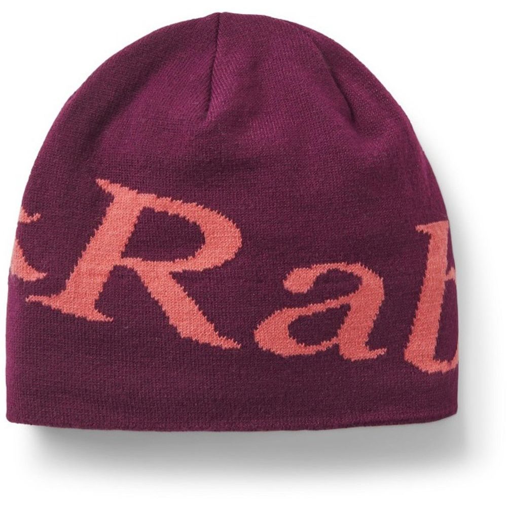 Logo Beanie mulberry/hibiscus