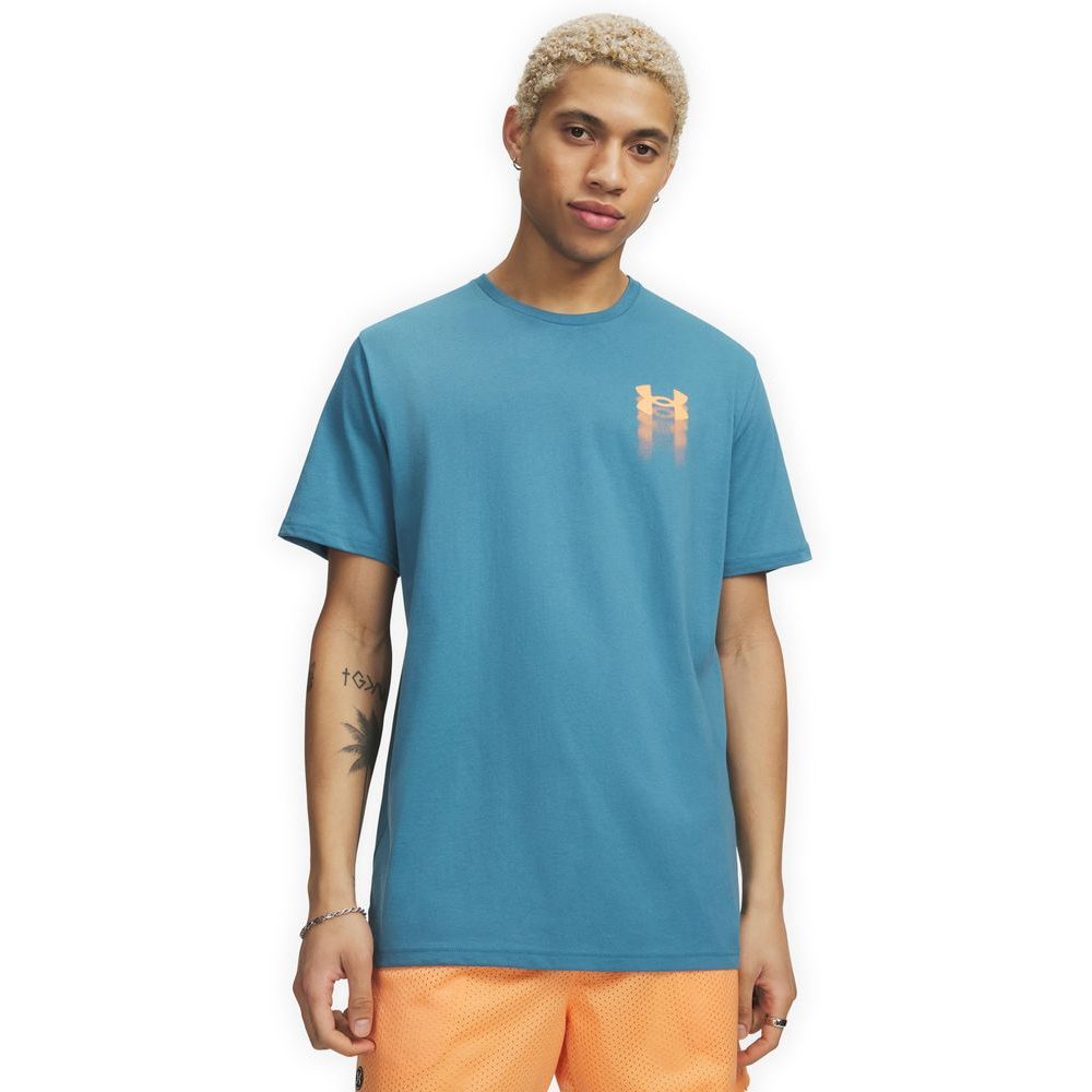 M BLUR LOGO SS-BLU