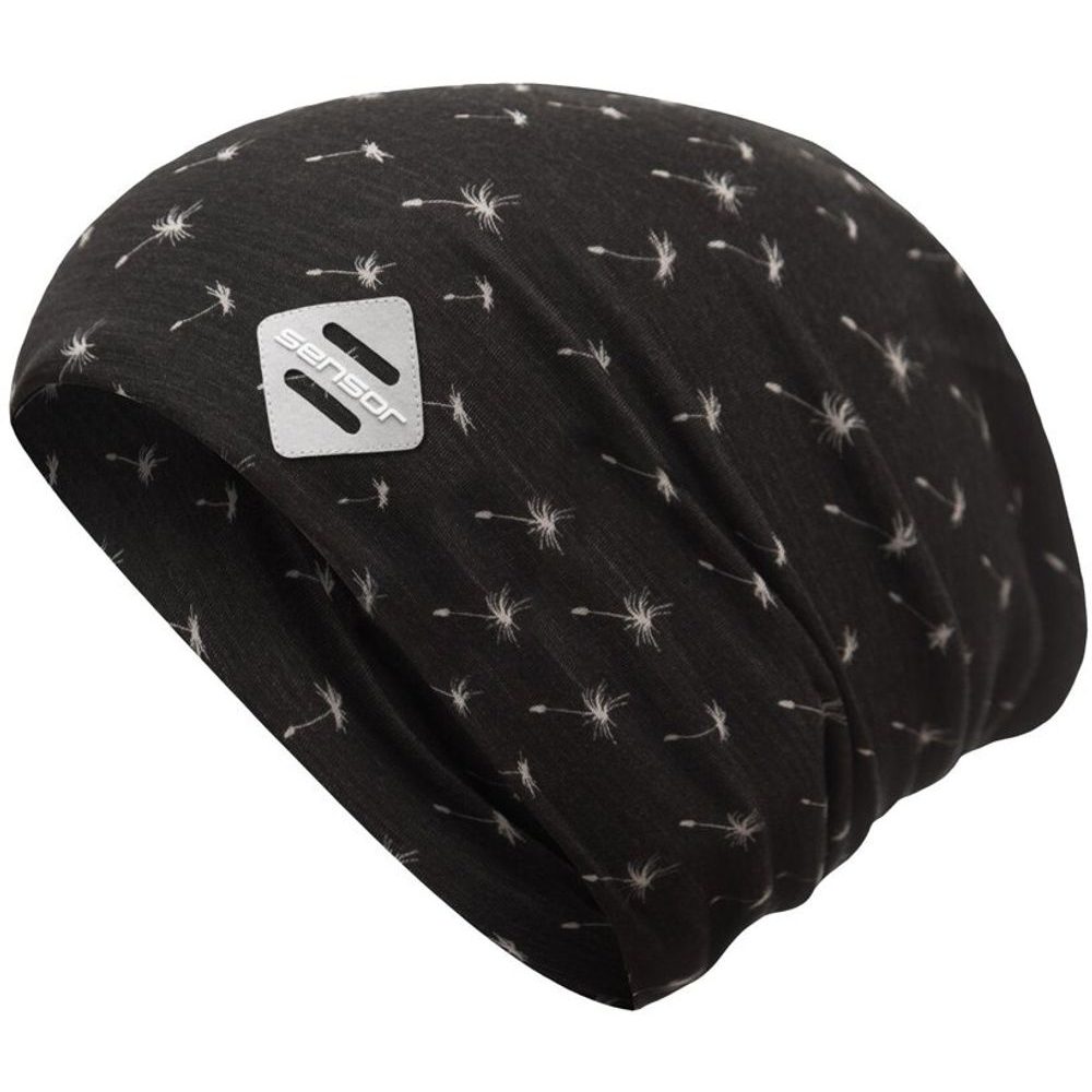 ČEPICE MERINO IMPRESS LOGO černá/pattern