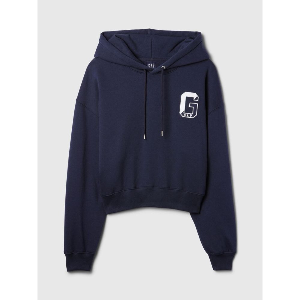 Crop mikina s logem Tmavě modrá