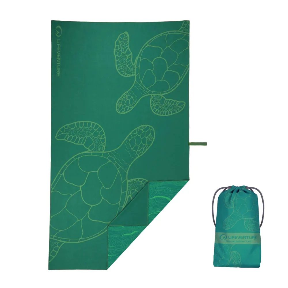 Recycled SoftFibre Trek Towel turtle