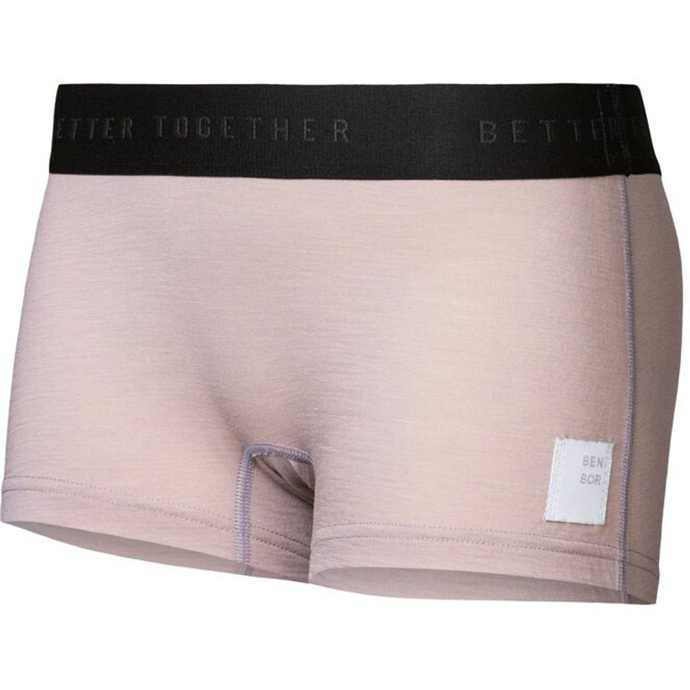 MERINO CORDURA dámské kalhotky s nohavičkou dusty pink