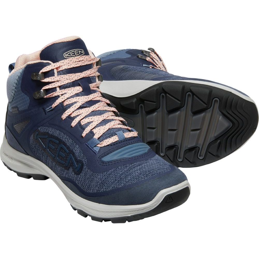 TERRADORA FLEX MID WP WOMEN, vintage indigo/peachy keen