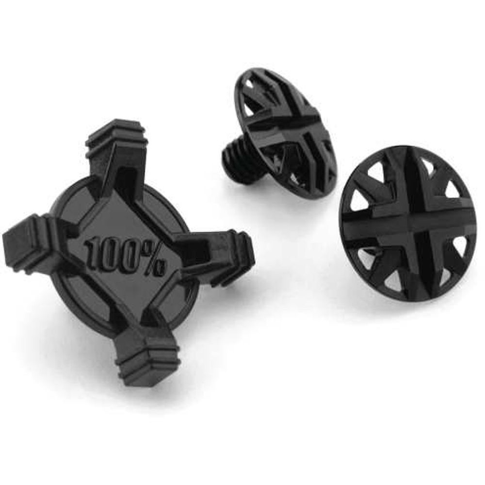 AIRCRAFT 1/2 Visor Screw Kit - Black