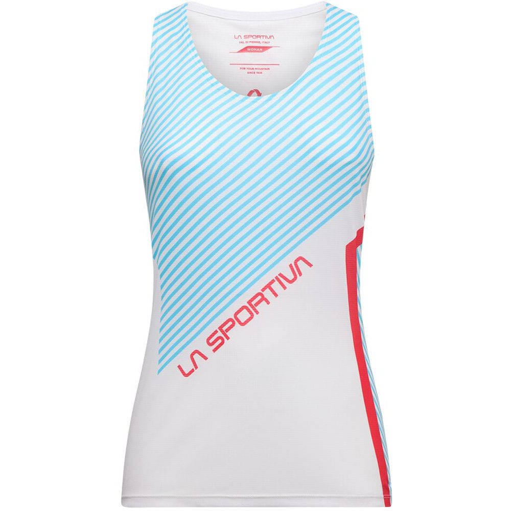 Flow Tank W Hibiscus/Malibu Blue