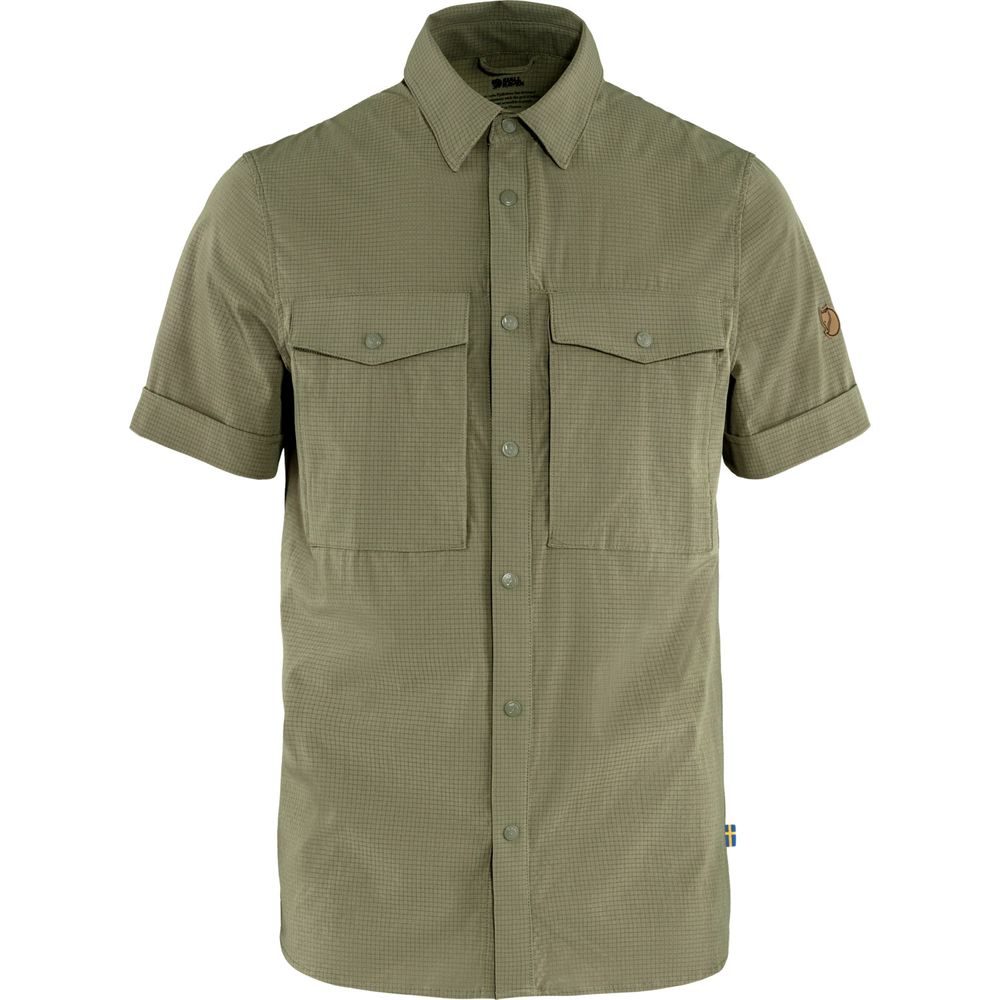 Abisko Trekking Shirt SS M Light Olive