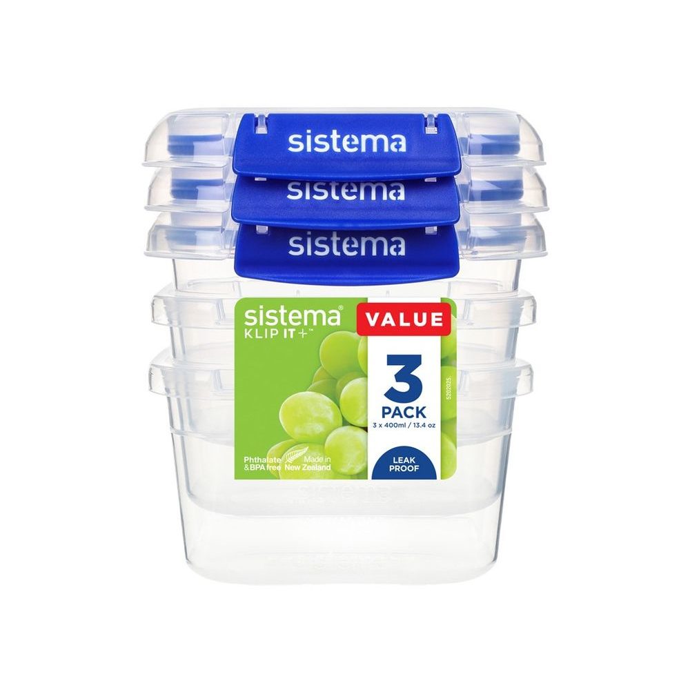 Klip It Plus 3 ks 2 klipy 400 ml