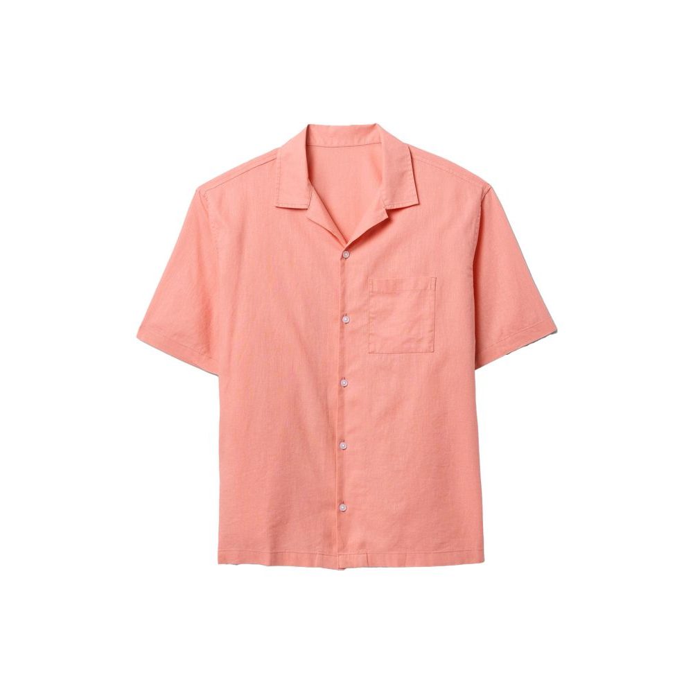 Lněná košile Oranžová