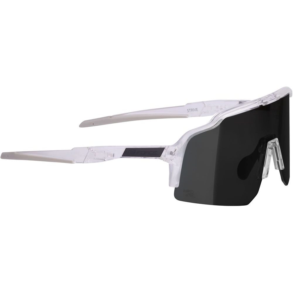 STRIVE transparentní, černé zrc. sklo