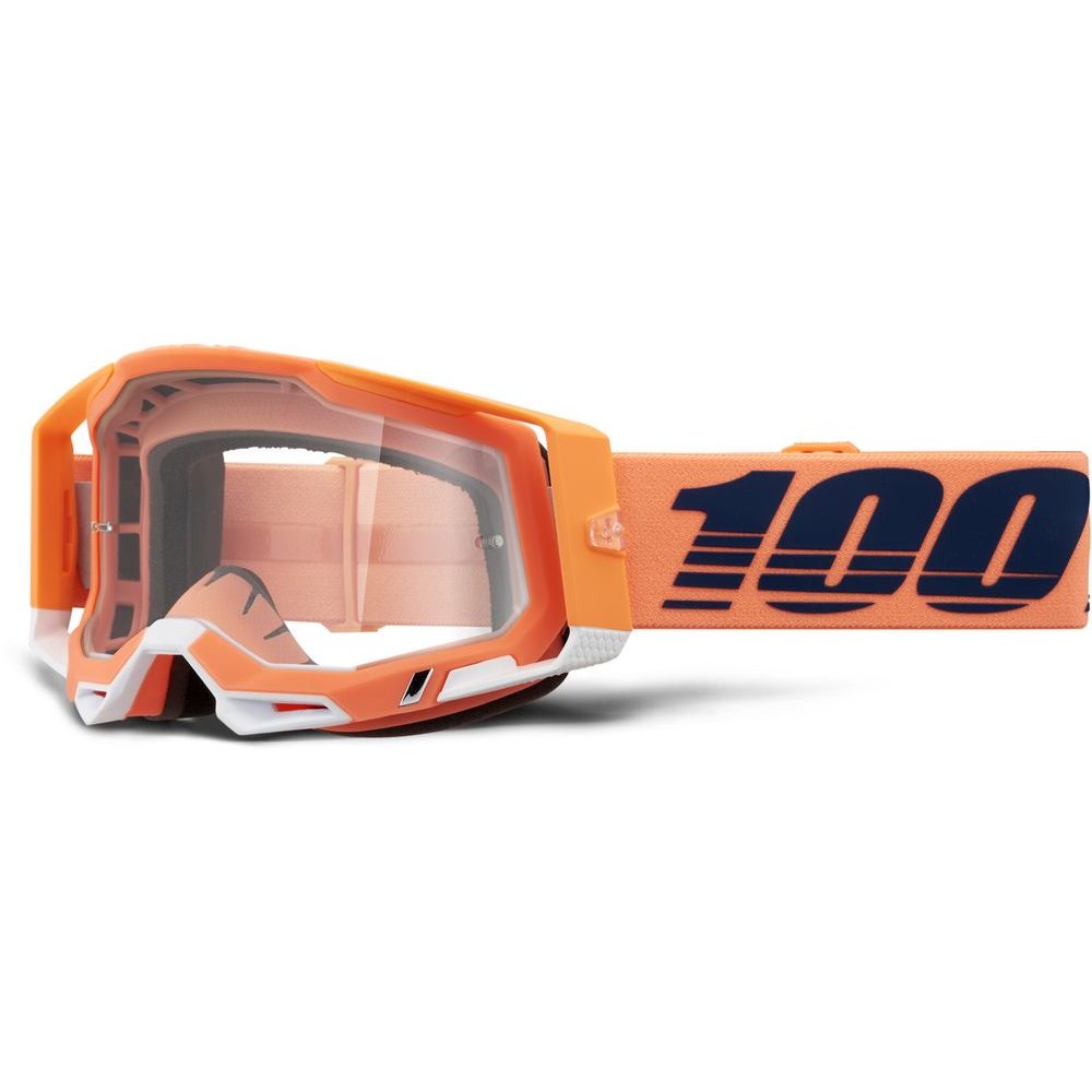 RACECRAFT 2 Goggle - Coral - Clear Lens