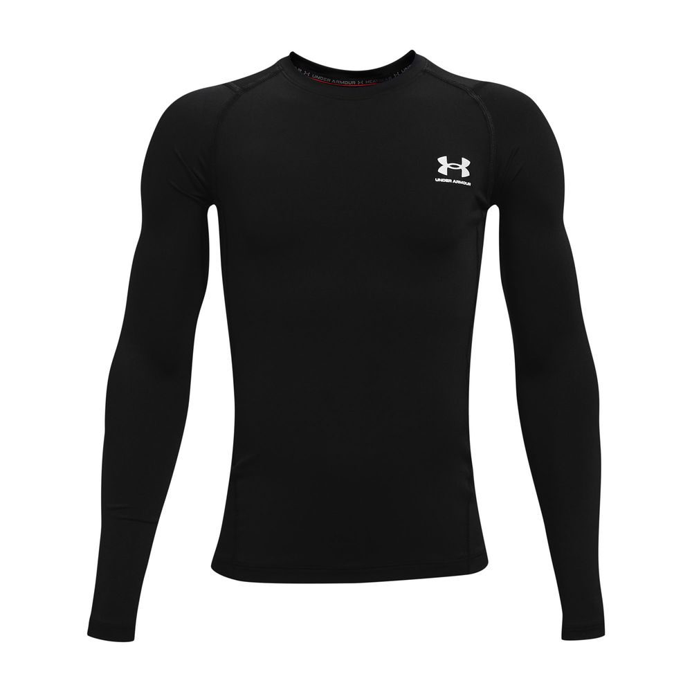 UA HG Armour LS-BLK