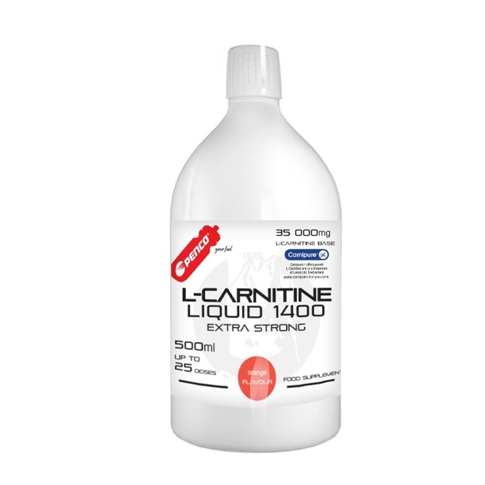 L-Carnitine Liquid, 500 ml pomeranč