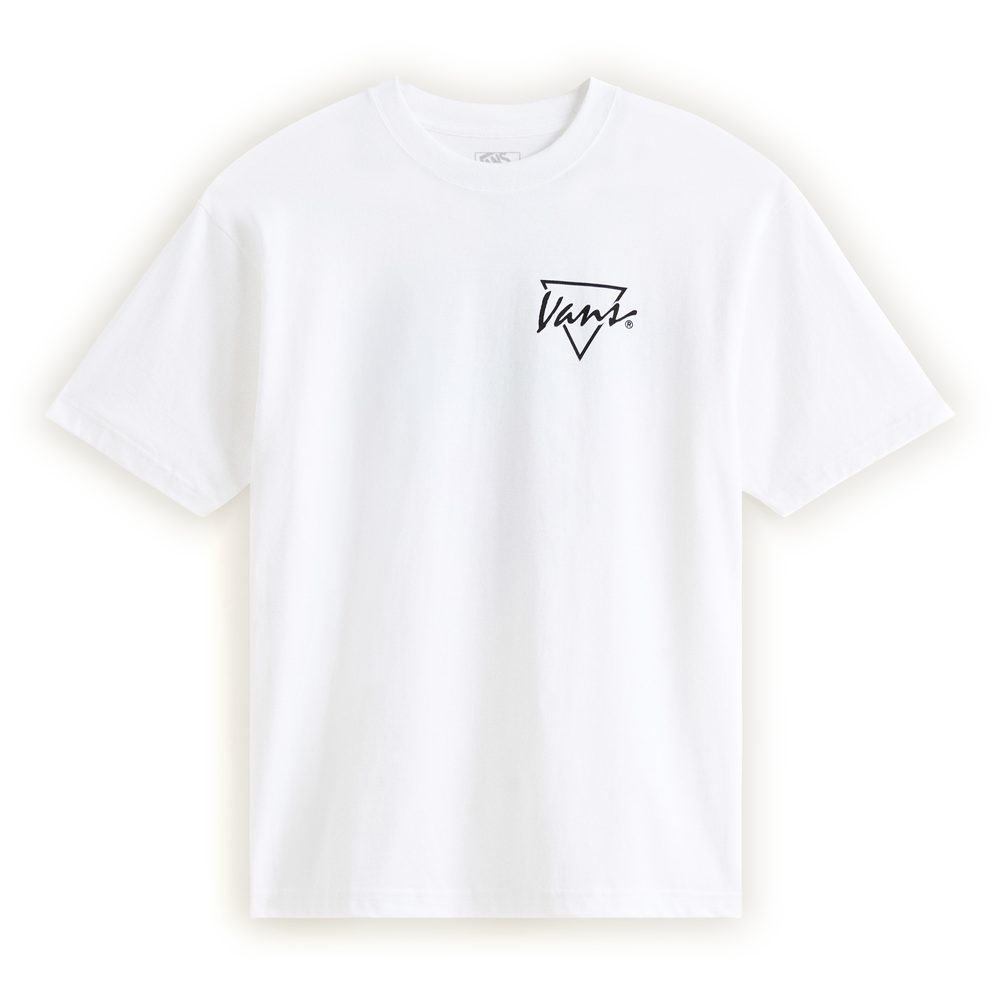 Palm Drive SS Tee White