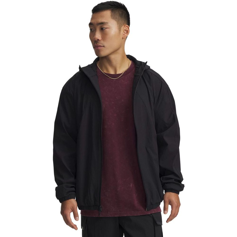 UA Unstoppable Txt Woven Jkt-BLK