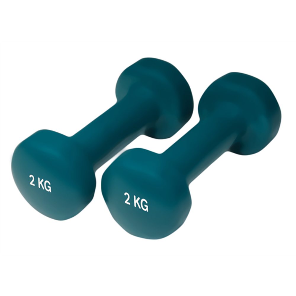 Neoprene dumbbells 2kg/pair