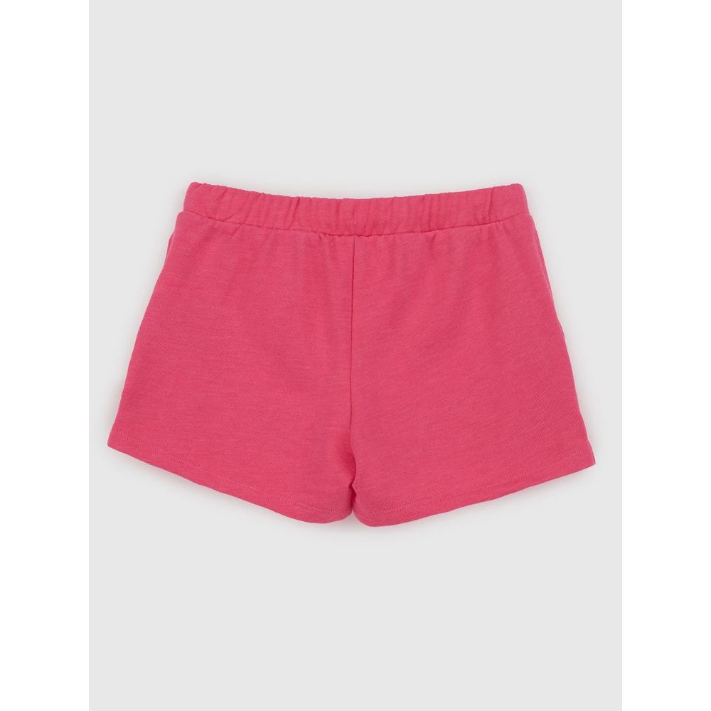 890984-01 Dětské kraťasy s logem Růžová