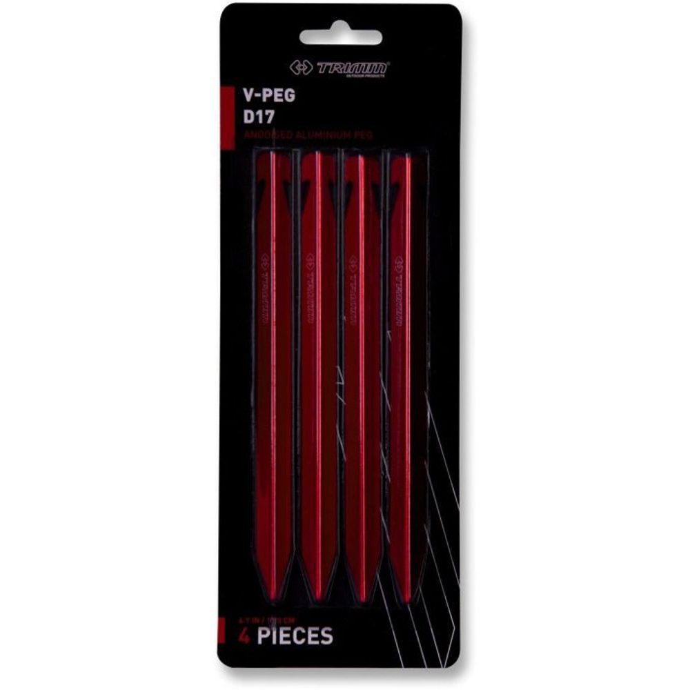 V-PEG - D17 bordo - sada 4 ks