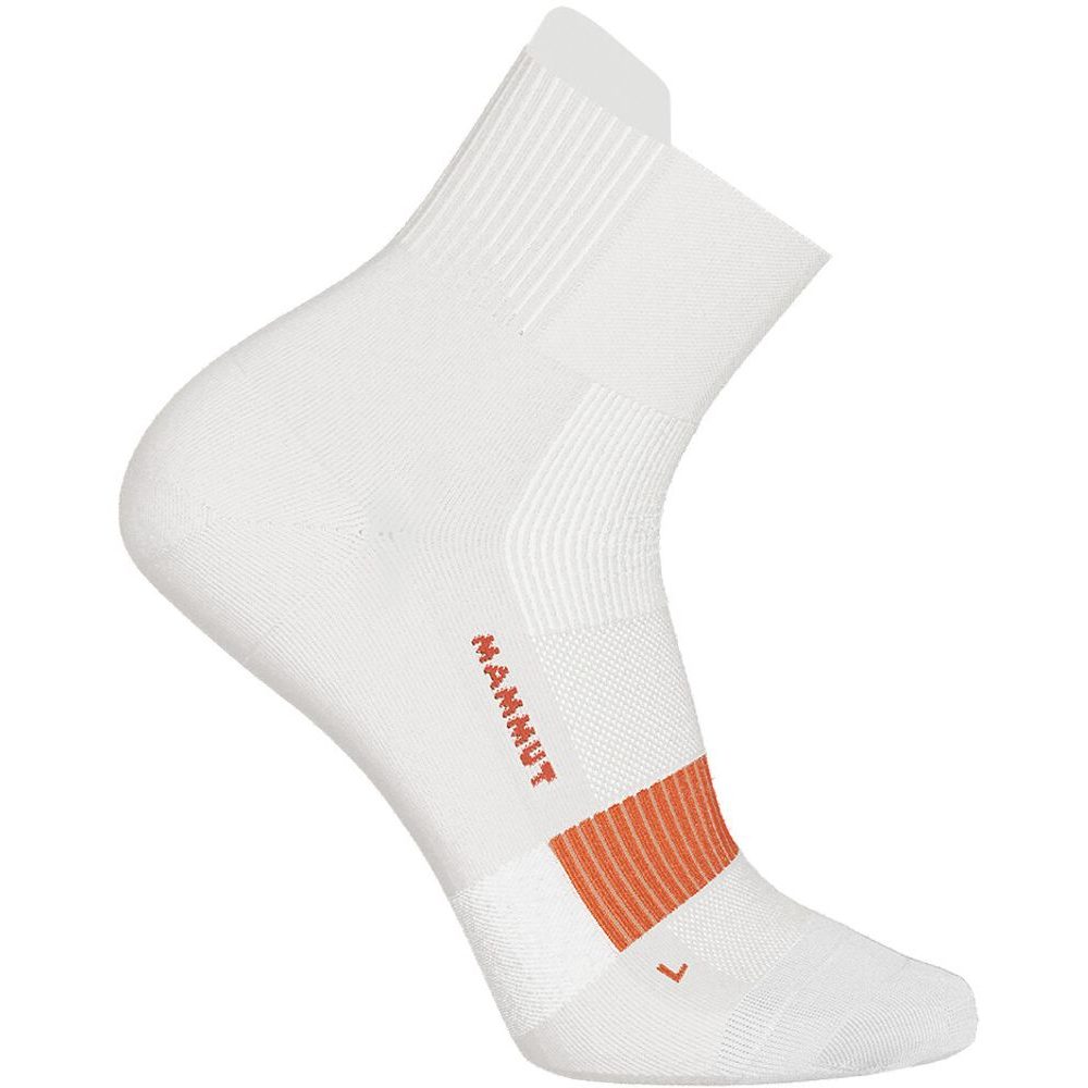 All-Mountain Targeted Cushion Quarter Socks white-tangerine