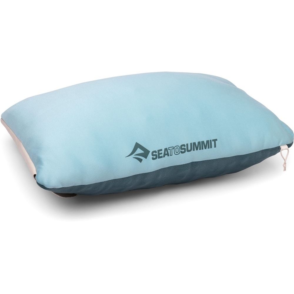 Foam Core Pillow Large Aqua Sea