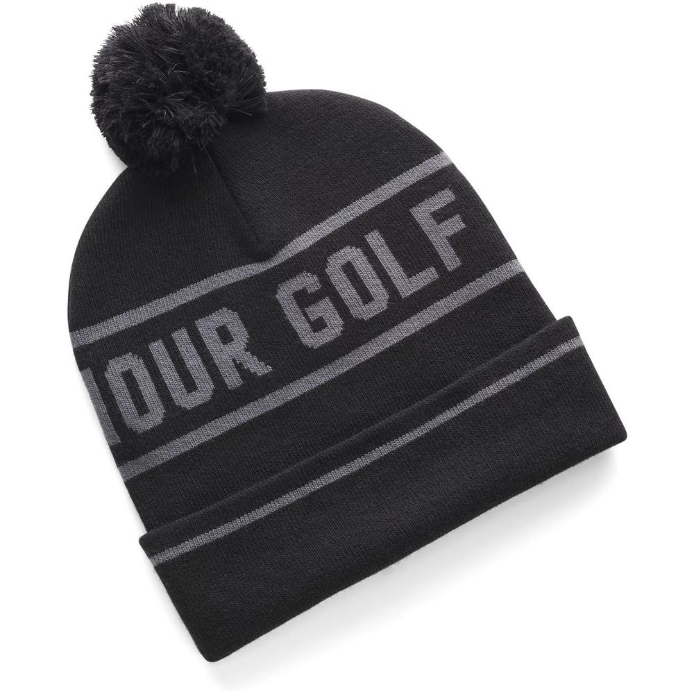 M's Drive Pom Beanie-BLK