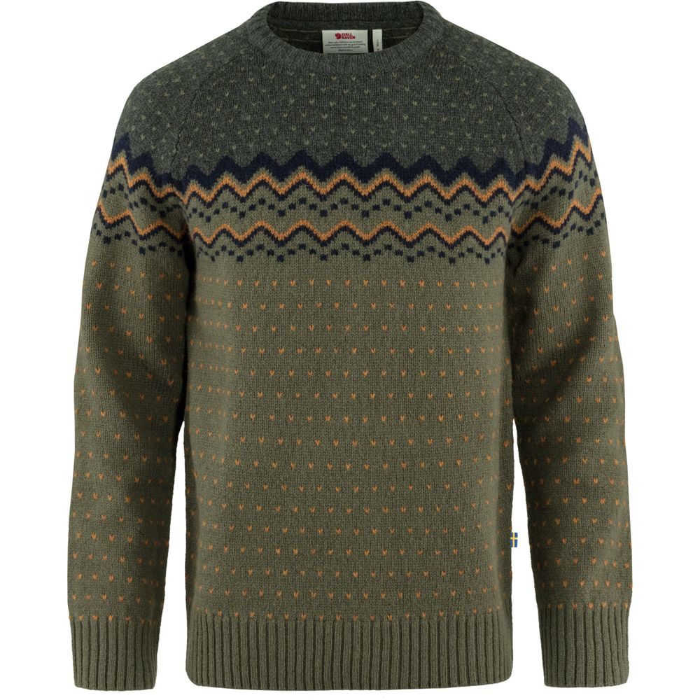 Övik Knit Sweater M Laurel Green-Deep Forest