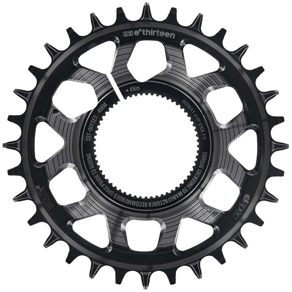 Helix Race e*spec | Chainring | 32T | Kenevo/Levo SL 1.1 | -4mm offset | Shimano/SRAM 11/12s Chain Compatible | Black