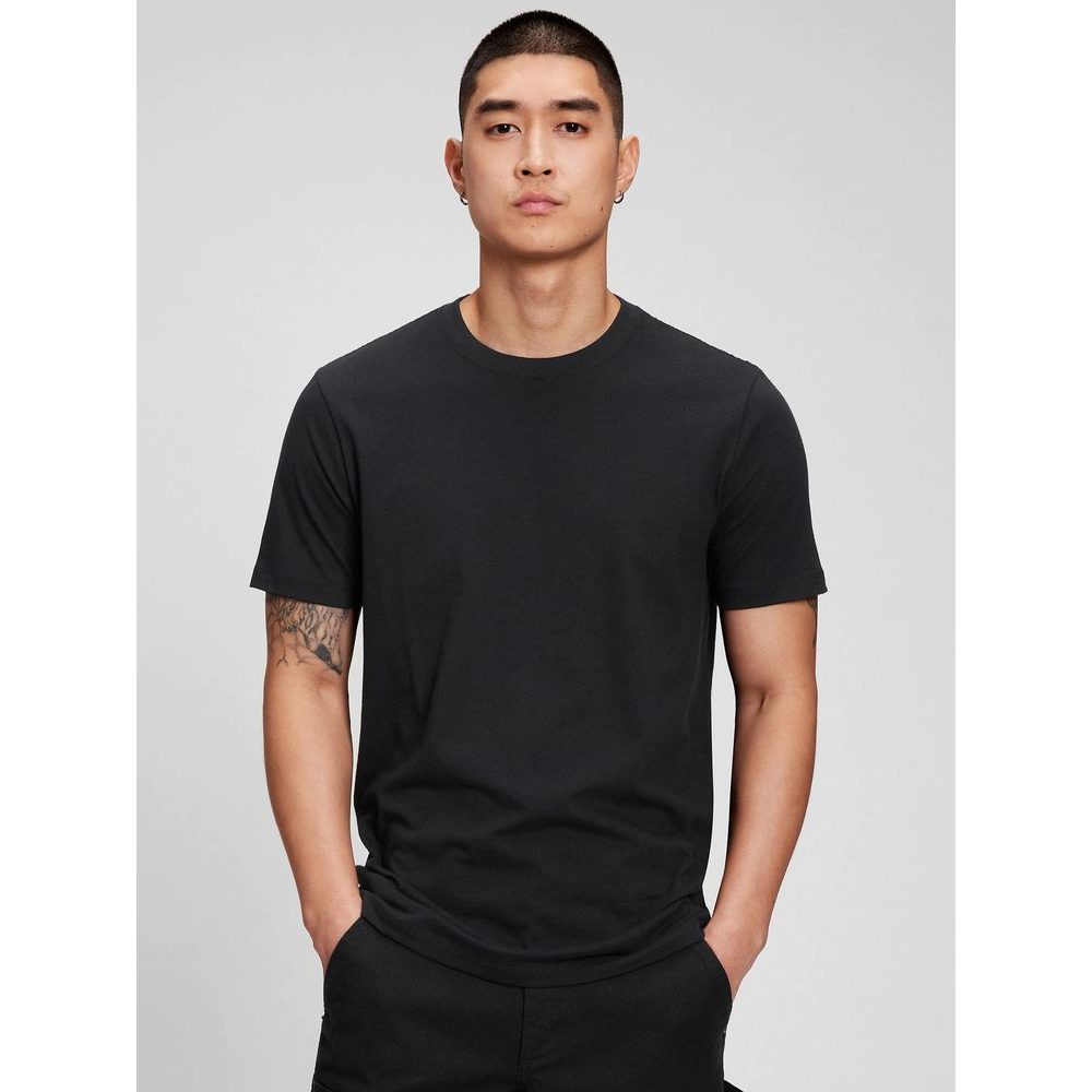 842063-01 Tričko s krátkým rukávem Černá