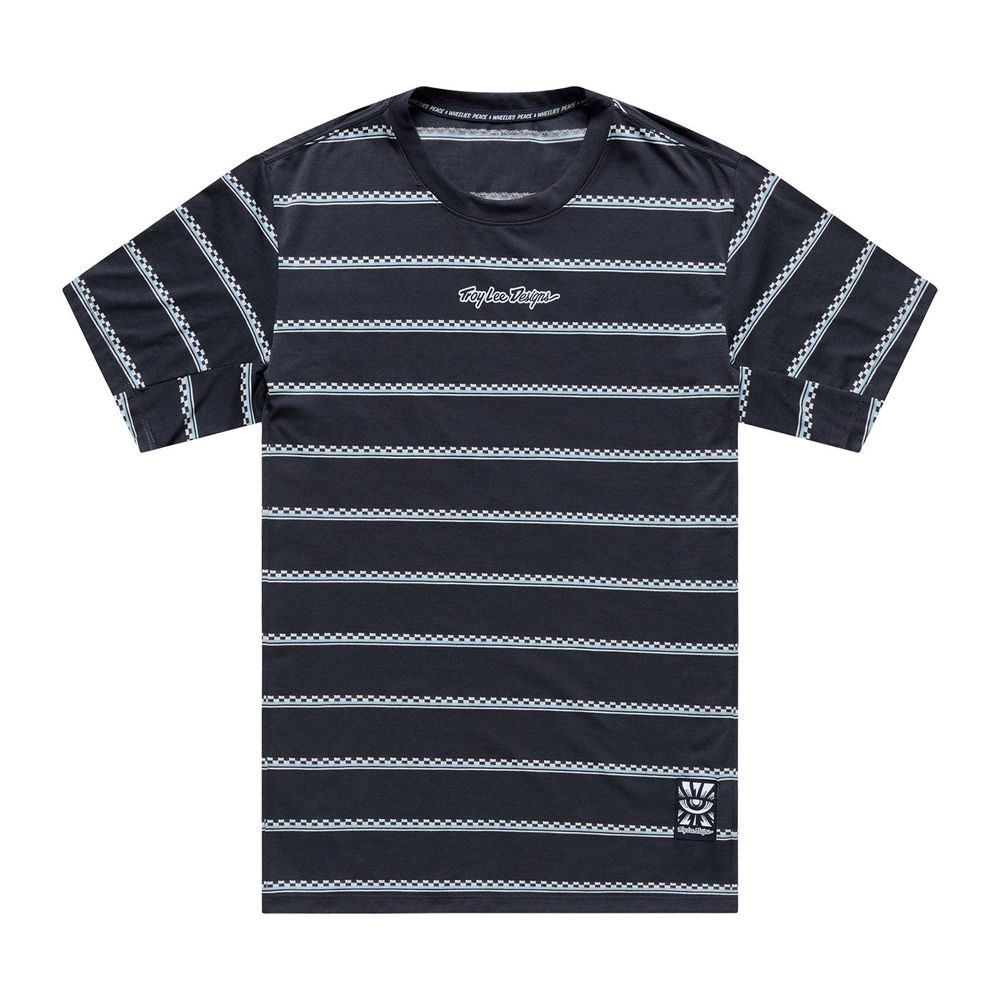 SKYLINE RIDE TEE CHECKED OUT CARBON