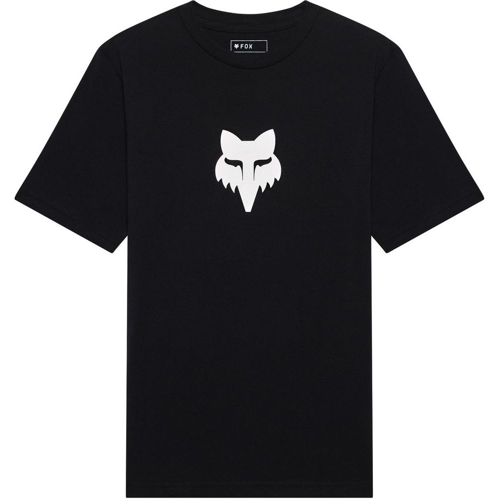 Yth Fox Head Ss Tee Ultra Black