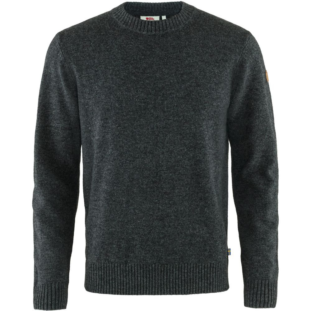 Övik Round-neck Sweater M Dark Grey