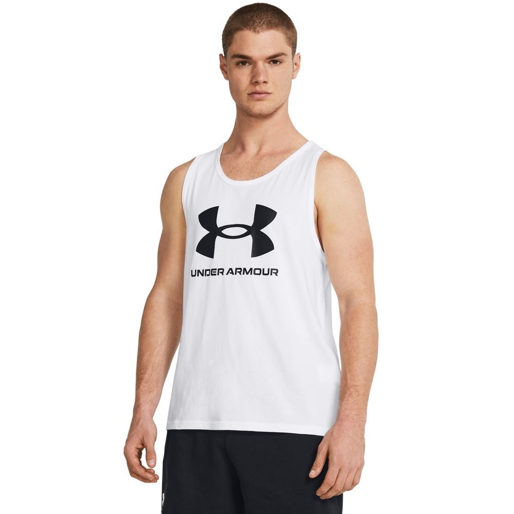 SPORTSTYLE LOGO TANK, White / Black