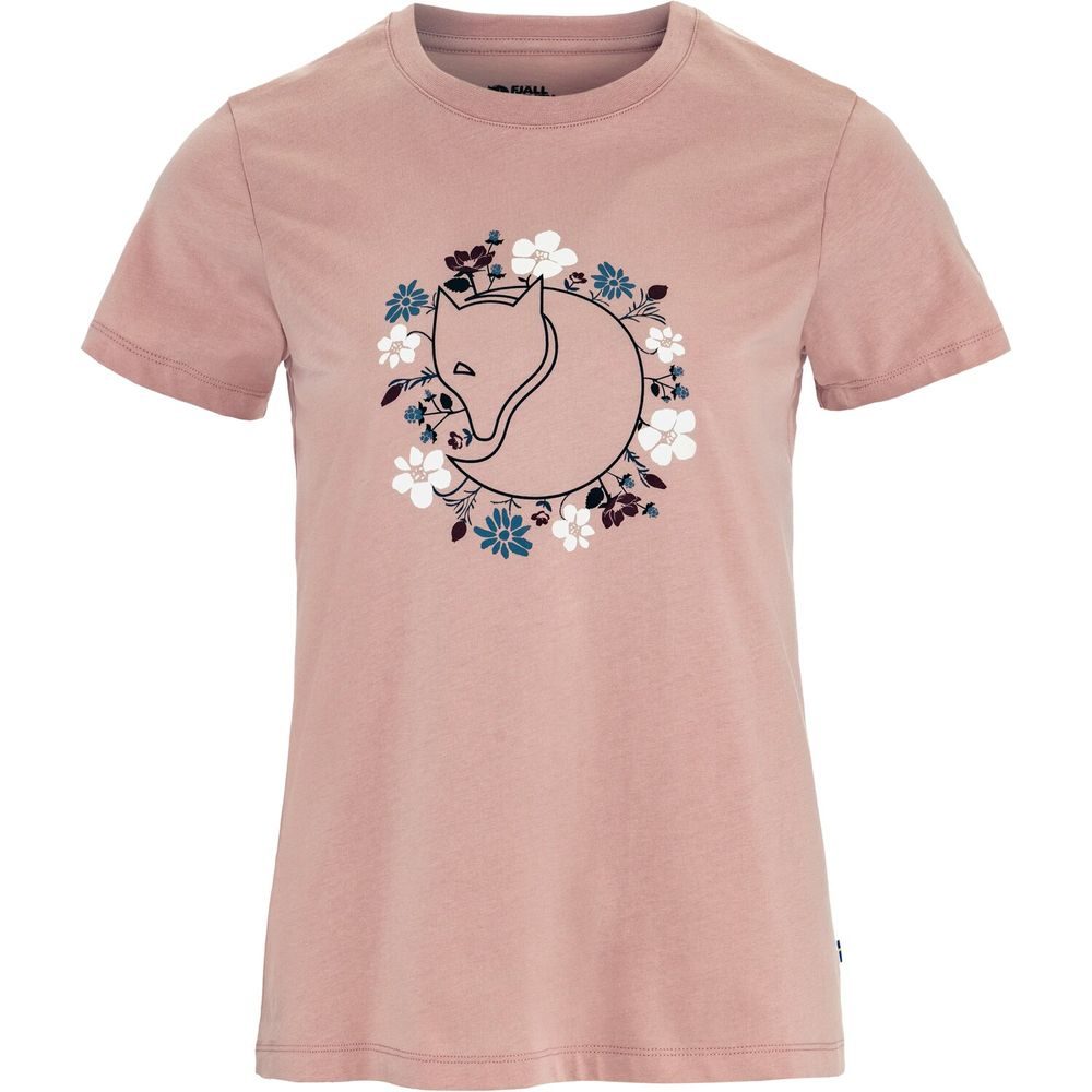Fjällblomster Fox T-shirt W Chalk Rose