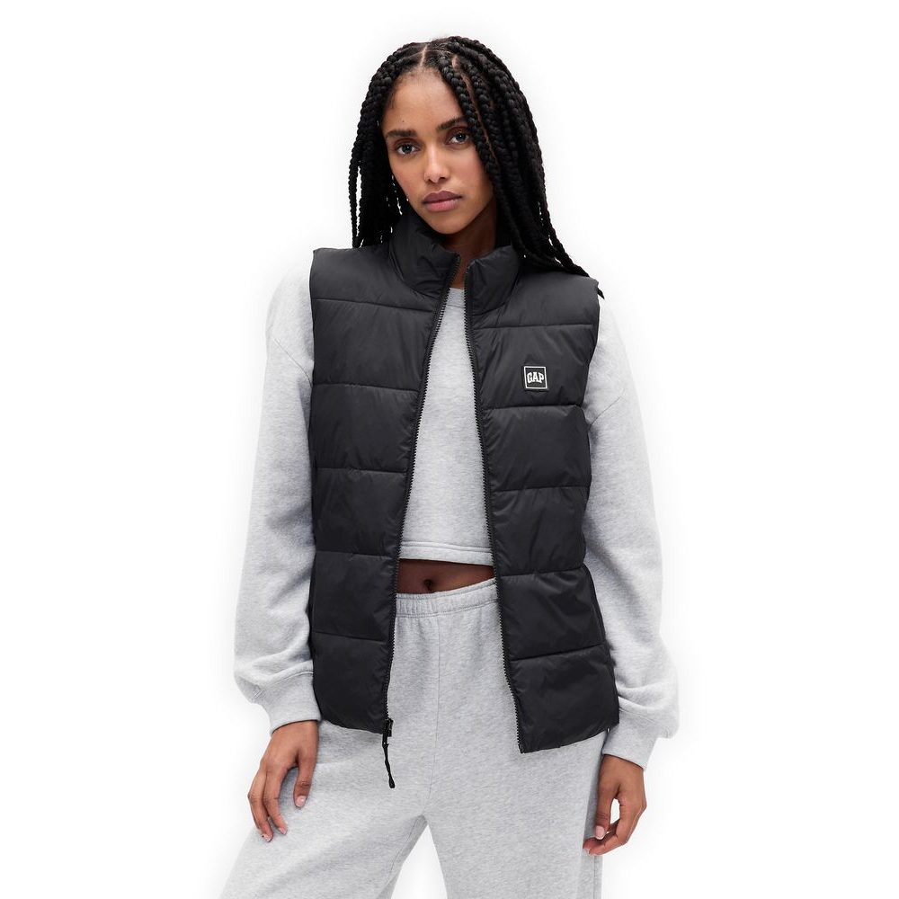 791282-02 Prošívaná nepromokavá vesta ColdControl Černá