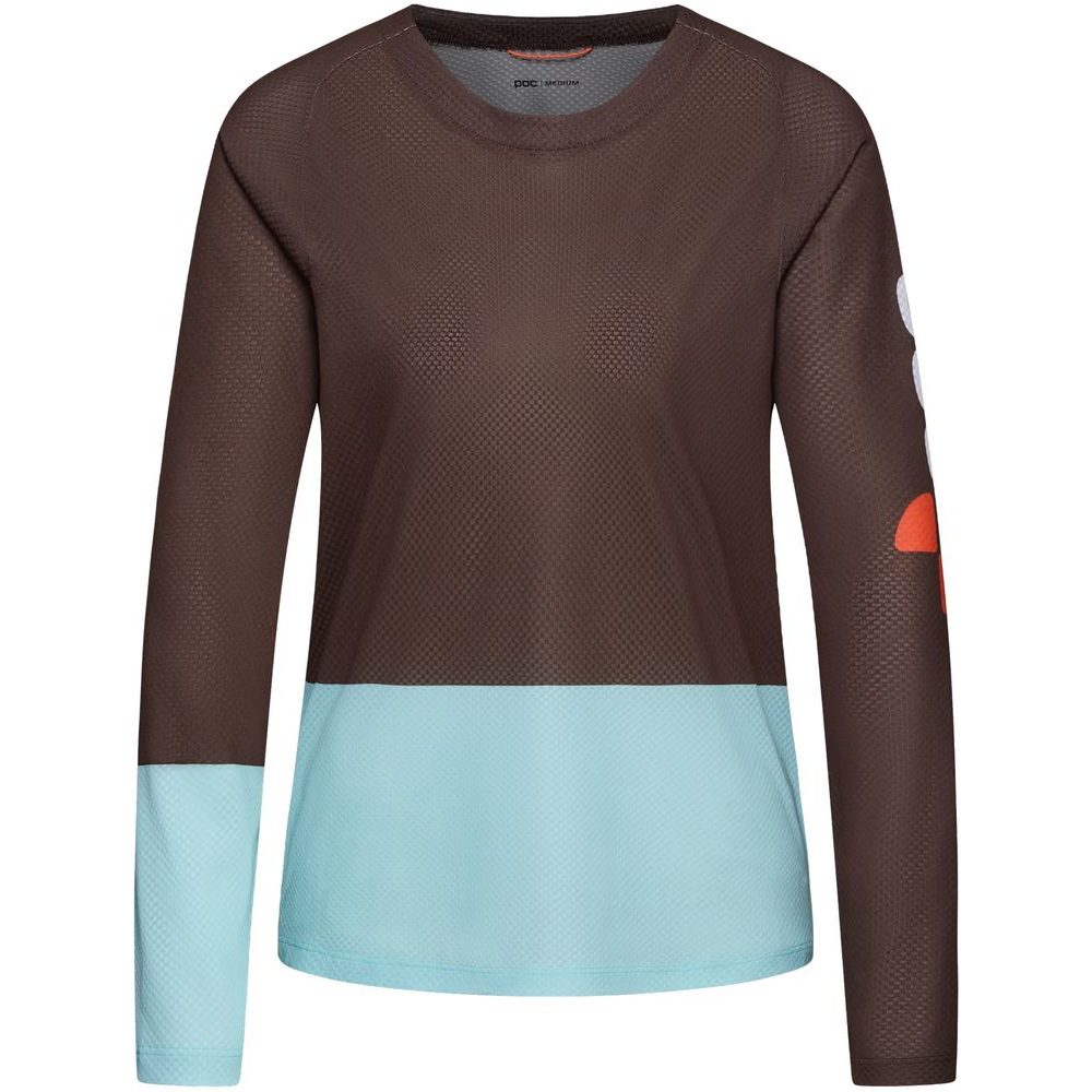 W's Motion Air L/S Jersey Bronzite Brown/Lazurite Blue