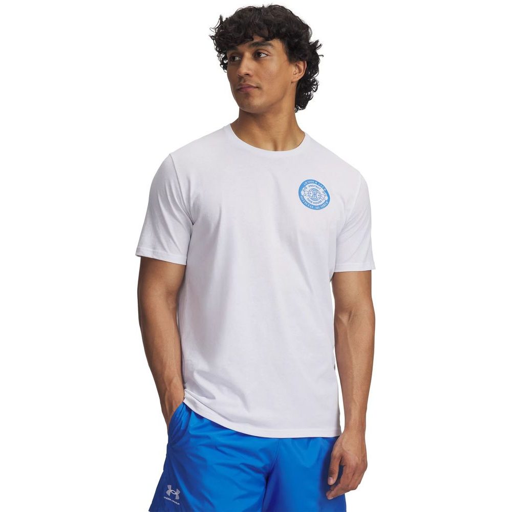 UA ARMOUR CLUB SS-WHT