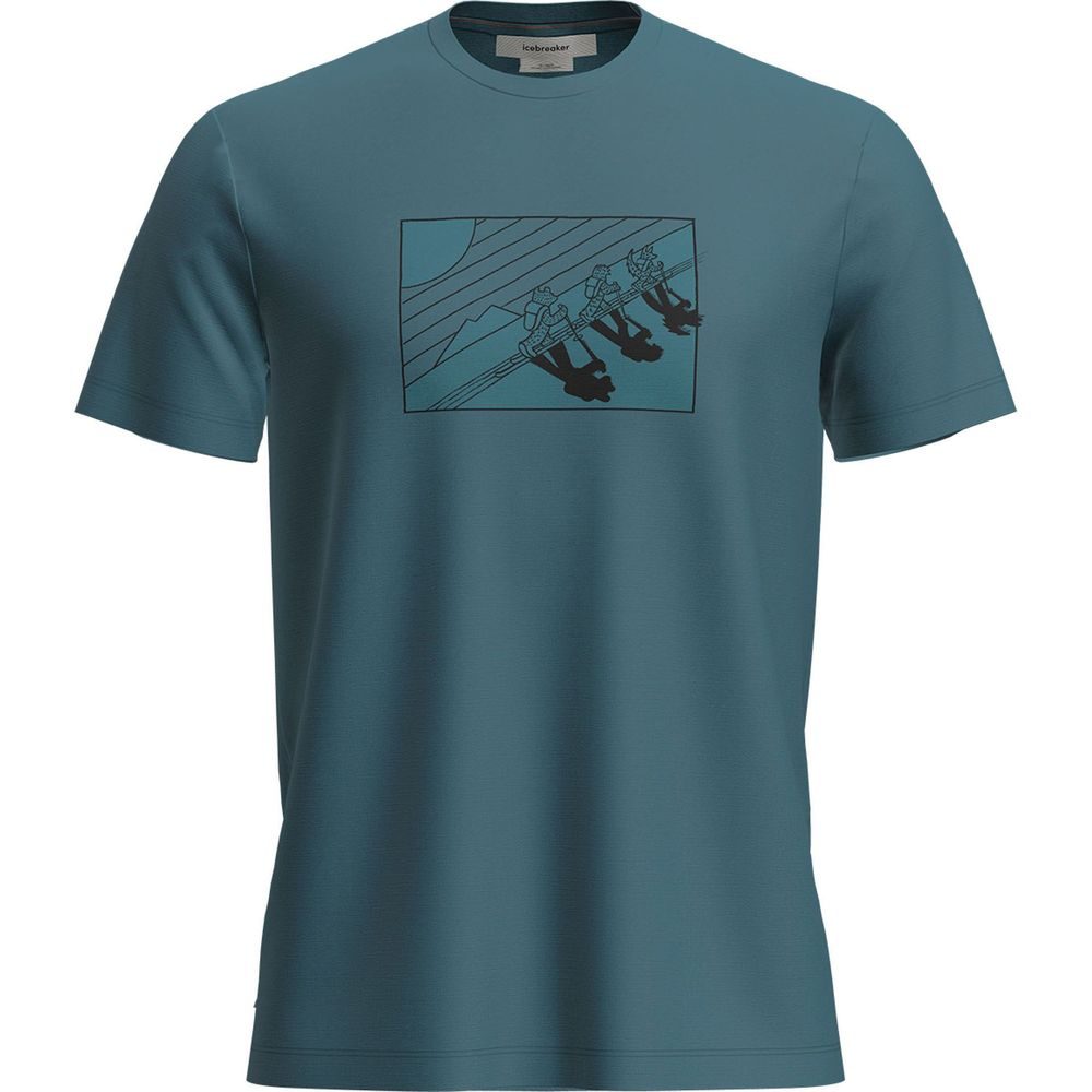 Men Mer 150 Tech Lite SS Tee Wild Pack TOPAZ