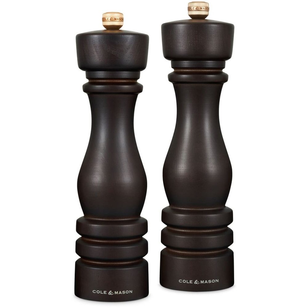 Set of salt and pepper grinders London Chocolate Wood 22 cm