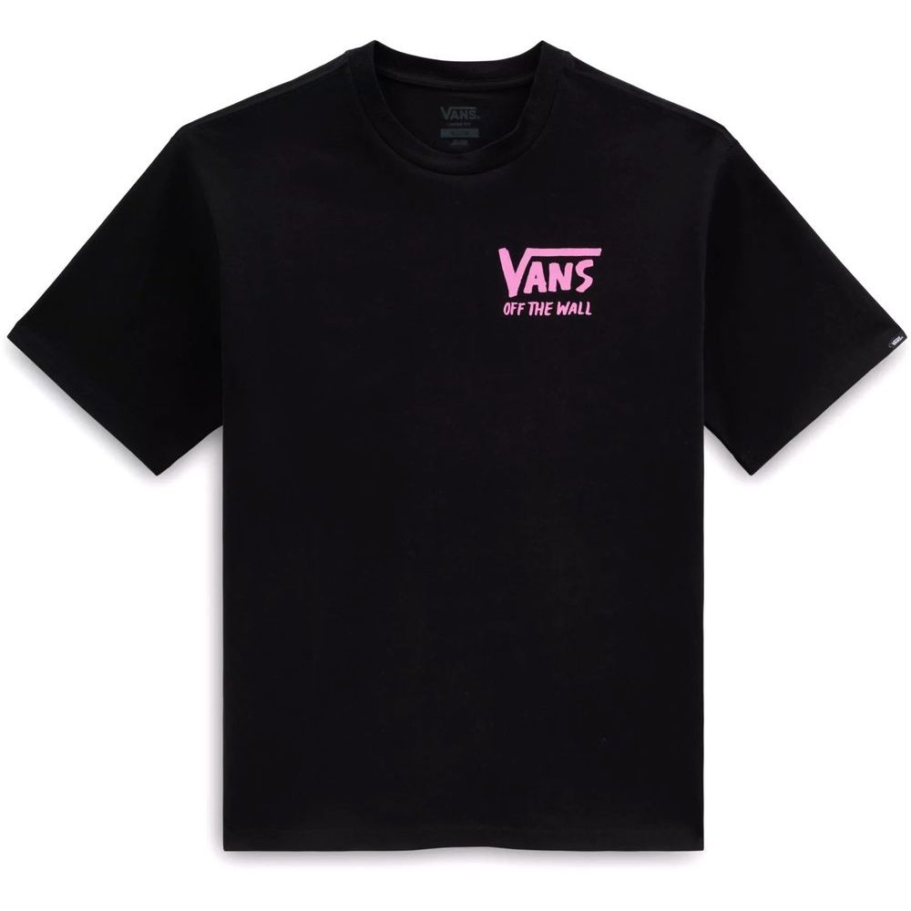 SKELETON POSE LOOSE SS Black