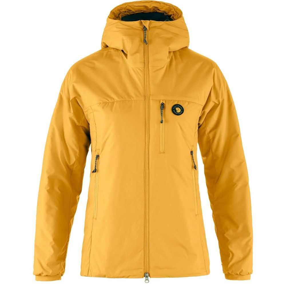Bergtagen 60 Insulation Jkt W Mustard Yellow-Mountain Blue