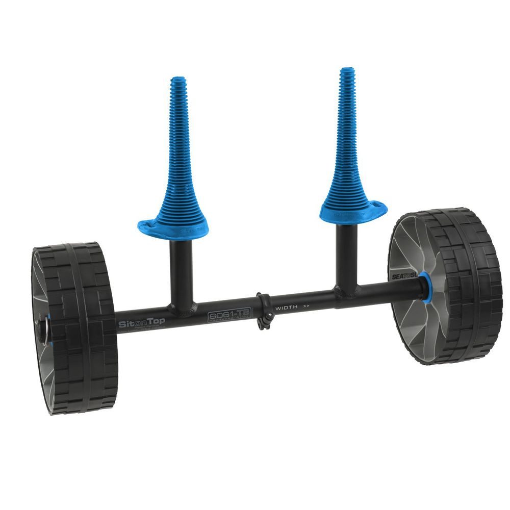 Sit-on-Top Cart - Solid Wheels Green