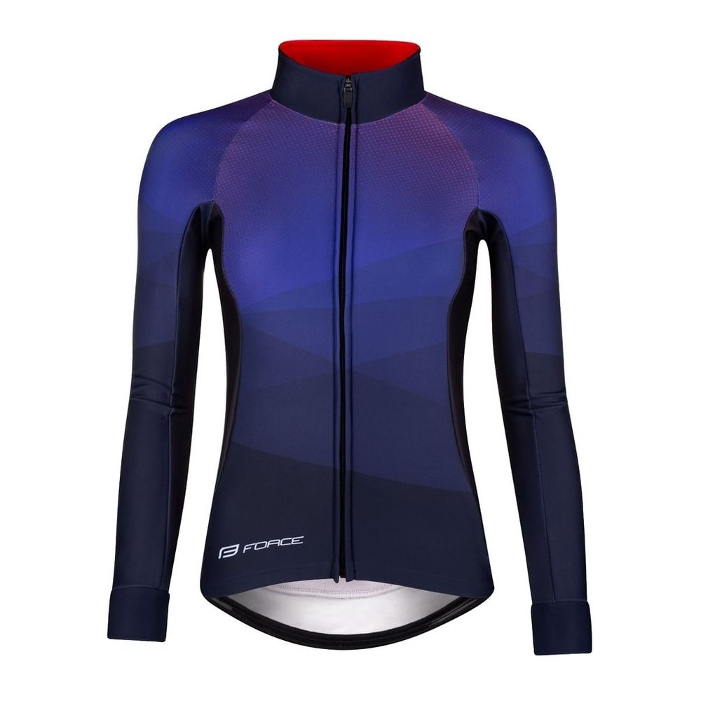 BRISK LADY, zimní,modro-červená