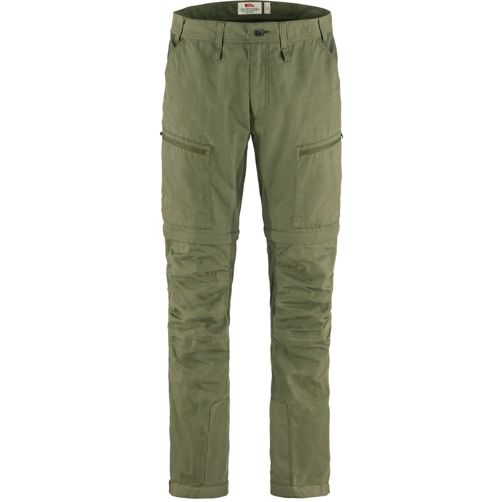 Abisko Lite Trekking Zip-off M Reg Green-Laurel Green
